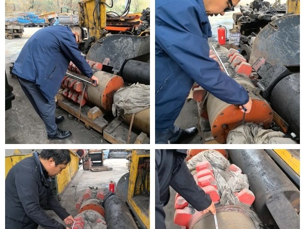 赴甘肅實(shí)地測(cè)繪鏈輪軸組、刮板