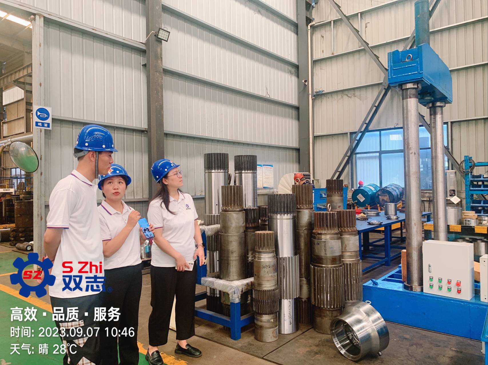 學(xué)有所用，用有所獲。部分員工到訪車(chē)間參觀學(xué)習(xí)