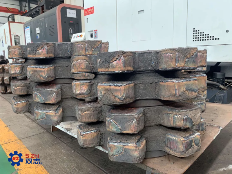 鏈輪體舊件堆焊